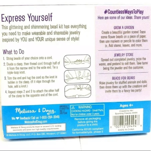 Sparkling Flowers Wooden Bead Set - Picture 5 of 11